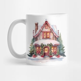 Xmas house cozy winter Mug